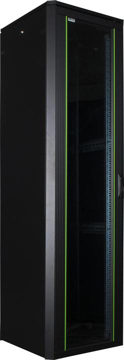 Immagine prodotto Logon RDL42U68BL Vrijstaande rek 42U 600kg Zwart rack (42 HE, Rack da 19 pollici)