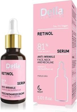 Delia Cosmetics Retinol Anti-Wrinkle Serum for Mature Skin 30ml (30 ml)