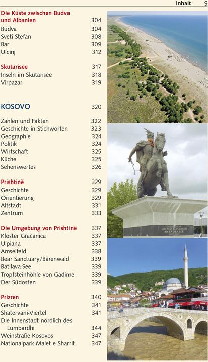 Actual product image Reiseführer Balkan (German, Martin Bock, Birgitta Gabriela Hanover Moser, Frank Dietze, Matthias Koeffler, Shkëlzen Alite, 2023)
