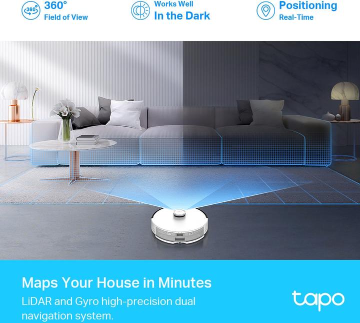 Productafbeelding TP-Link RV30 Plus (Stofzuigrobot)