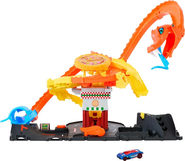 Actual product image Hot Wheels City Cobra Slam Pizza Attack