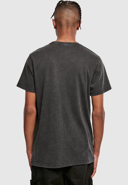 Actual product image Merchcode Deep Purple Dragon Acid Wash Tee - 182591 (L)