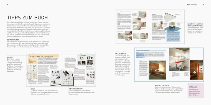 Produktbild Der Interior Design Kurs Grundlagen, Techniken und Übungen zur Innenarchitektur (Deutsch, Tomris Tangaz, 2019)