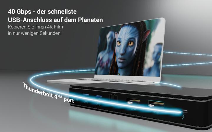 Produktbild i-tec Tb4dualdpdockpdpro (Thunderbolt, 7 Ports)