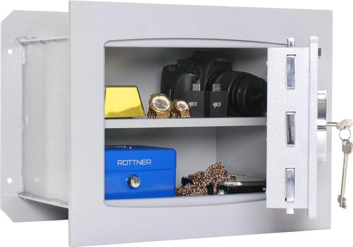 Image du produit Rottner Coffre-fort mural EN1 Delta 30 serrure à double panneton (18 l)