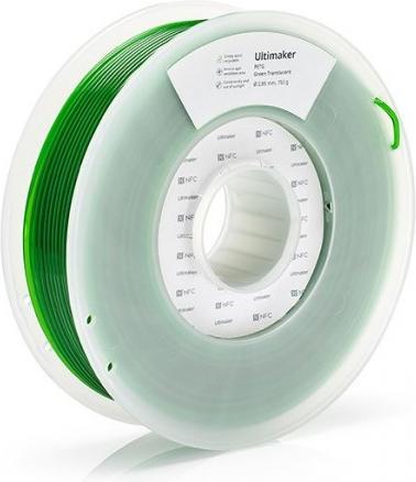 Immagine prodotto Ultimaker PETG - Verde traslucido - 2.85mm (PETG, 2.85 mm, 750 g, Verde)