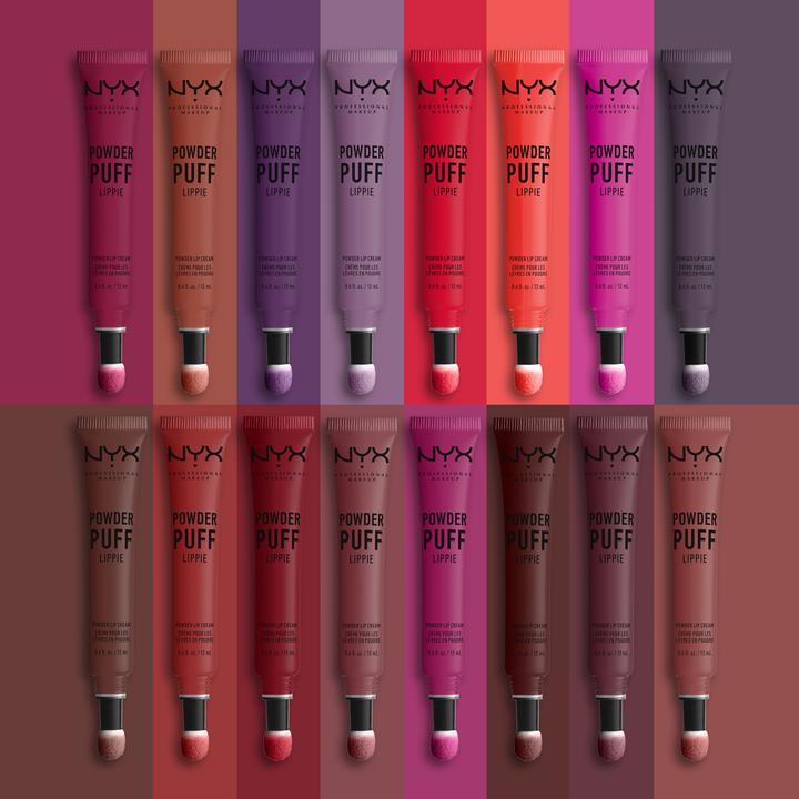 Actual product image NYX Professional Make-Up Powder Puff Lippie (Violet)