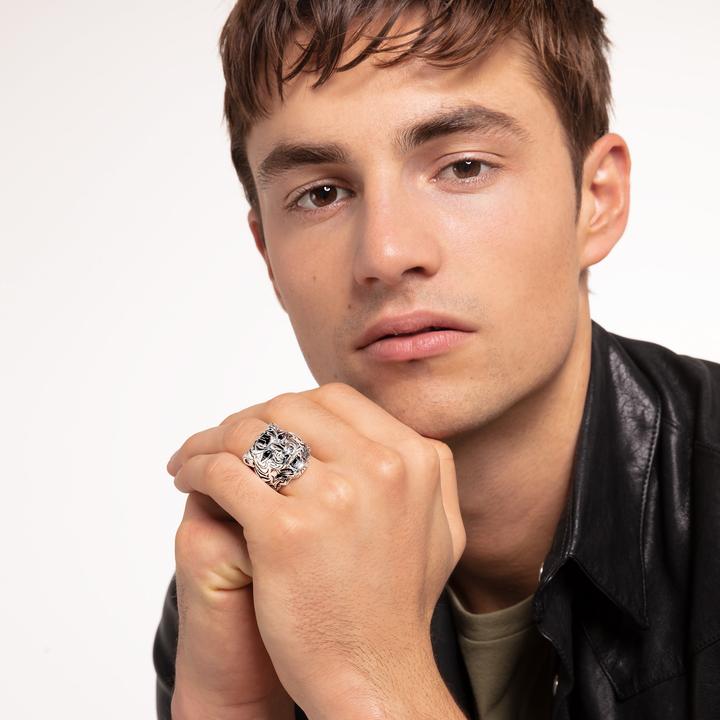 Produktbild Thomas Sabo Ring Tiger Silber (56, 925 Silber)