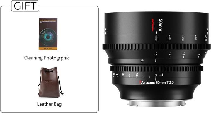 Actual product image 7artisans Spectrum 50mm T2.0 L-Mount (L-Mount, full size)