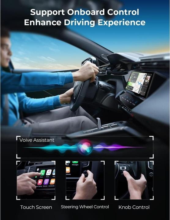 Produktbild PowerGuard 2-in-1 Wireless iOS Carplay & Android Auto Adapter Kabel