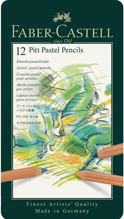 Immagine prodotto Faber-Castell Pitt pastello (Multicolore, 12 x)