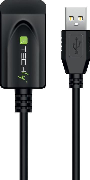 Immagine prodotto Techly Cavo di prolunga attivo USB2.0, 20 m Questo cavo USB attivo estende e amplifica il segnale (20 m, USB 2.0)