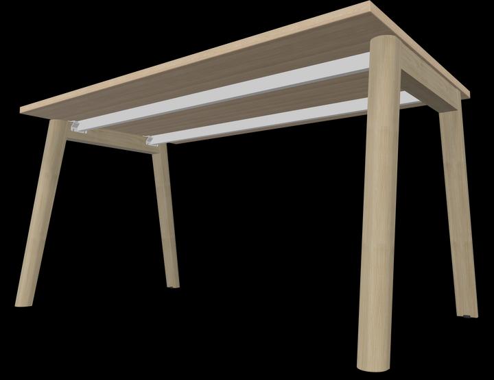 Actual product image Narbutas Nova Wood desk (1400 x 800 x 740 mm)