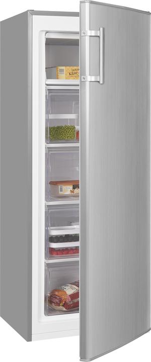Actual product image Exquisit GS230-H-040E inoxlook, freezer (freestanding) (Stand-alone, 168 l)