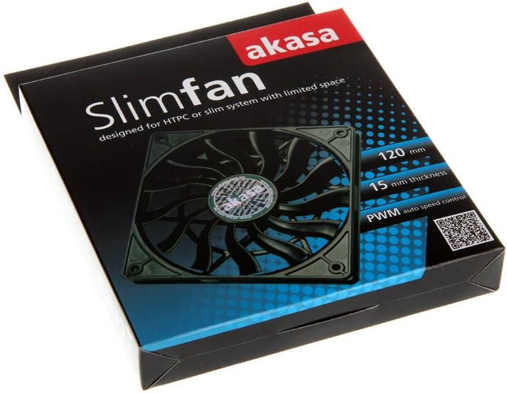 Produktbild Akasa AK-FN078 Slimline PWM Lüfter (120 mm, 1 x)