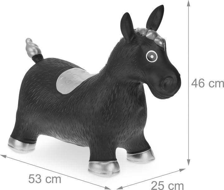 Actual product image Relaxdays Bouncy horse