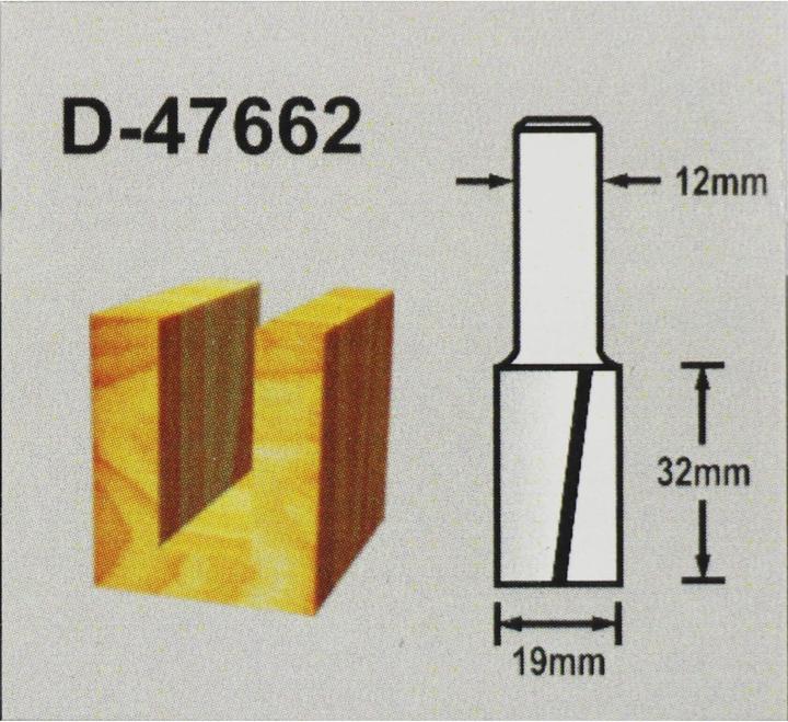 Immagine prodotto Makita Nutfräser zweischneidig 19 mm - D