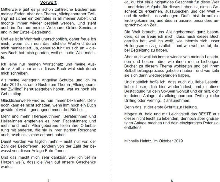 Immagine prodotto Un gemello nato da solo? (Tedesco, Michelle Haintz, 2020)