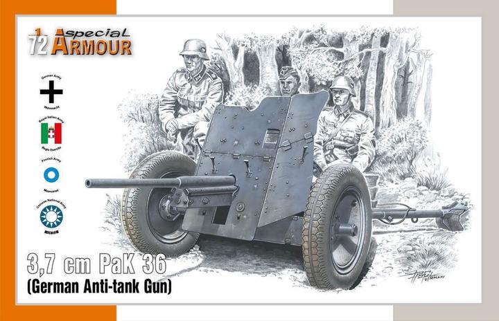 Actual product image Special Hobby 3.7 cm PaK 36 German Anti-tank Gun
