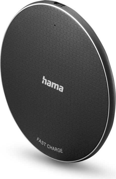 Produktbild Hama Wireless Charger, 10W, kabelloses Smartphone-Ladepad, Schwarz (10 W)