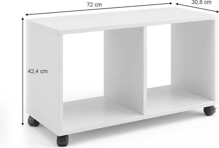 Image du produit Vicco Couchtisch (72 x 42 x 31 cm)