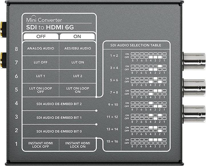 Actual product image Blackmagic Mini Converter SDI-HDMI 6G (Camera Converter)