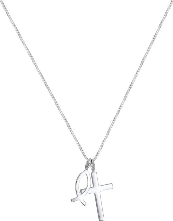 Image du produit Elli Poisson, croix (Argent sterling 925, 45 - 55 cm)