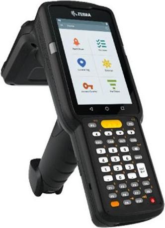 Actual product image Zebra MC3330XR, 2D, SE4770, SR, BT, WLAN, NFC, 38-Key func.-num., IP64, Gun, RFID, GMS, Android