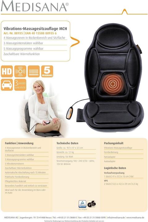 Image du produit Medisana Mch