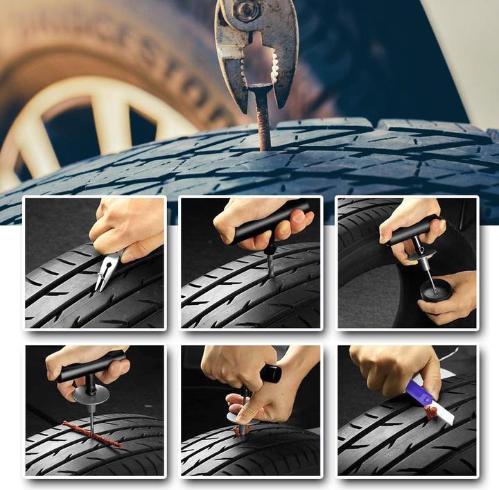 Actual product image Stahlwerk Tyre repair kit 72-piece, tyre repair kit car, patch kit car