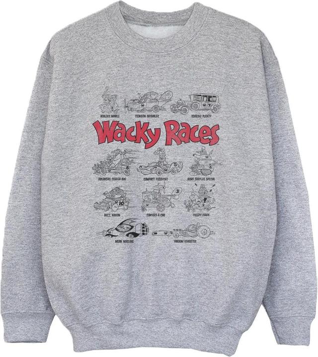 Actual product image Universal Textiles Boys Car Lineup Sweatshirt (140, 146)