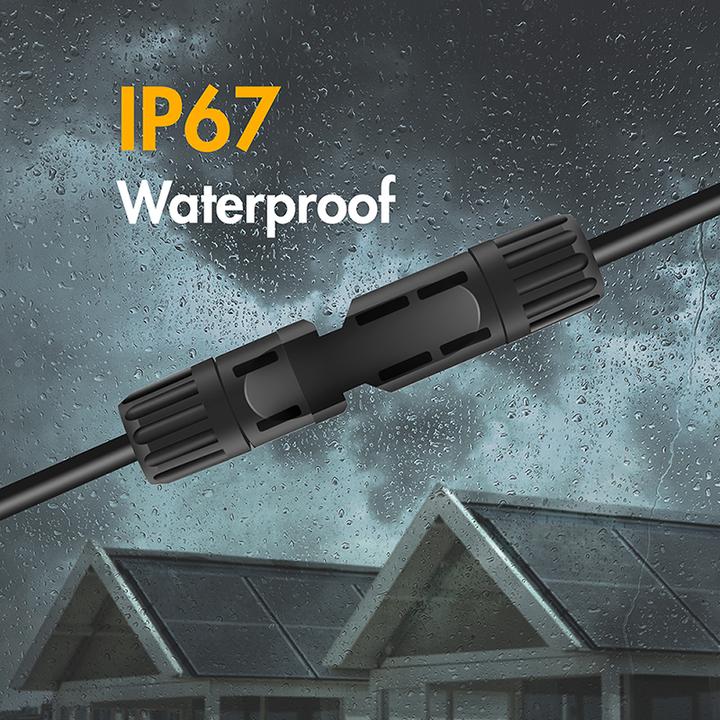Actual product image LogiLink Solar extension cable set, MC4/M to MC4/F, 6 mm², CU, 1 m (Solar cable)