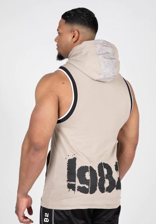 Image du produit Gorilla Wear Débardeur à capuche Loretto - Beige (M)