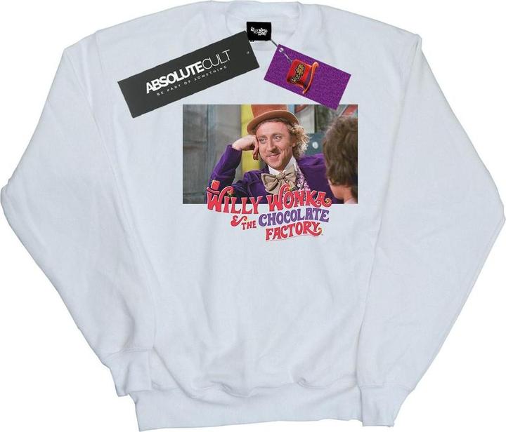 Actual product image Willy Wonka & the Chocolate Factory Mens Condescending Wonka Sweatshirt (L)