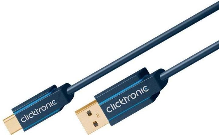 Produktbild clicktronic USB-C Adapterkabel (3 m, USB 3.0)