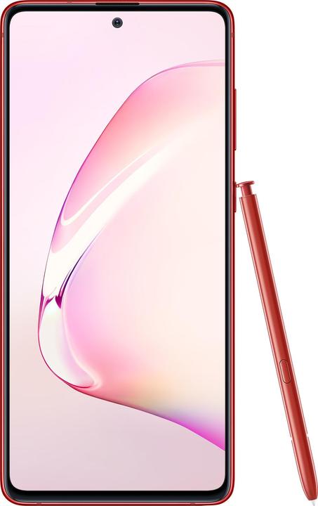 Samsung Galaxy Note 10 Lite - DE-Version (128 GB, Aura Red, 6.70", Dual SIM, 12 Mpx, 4G)