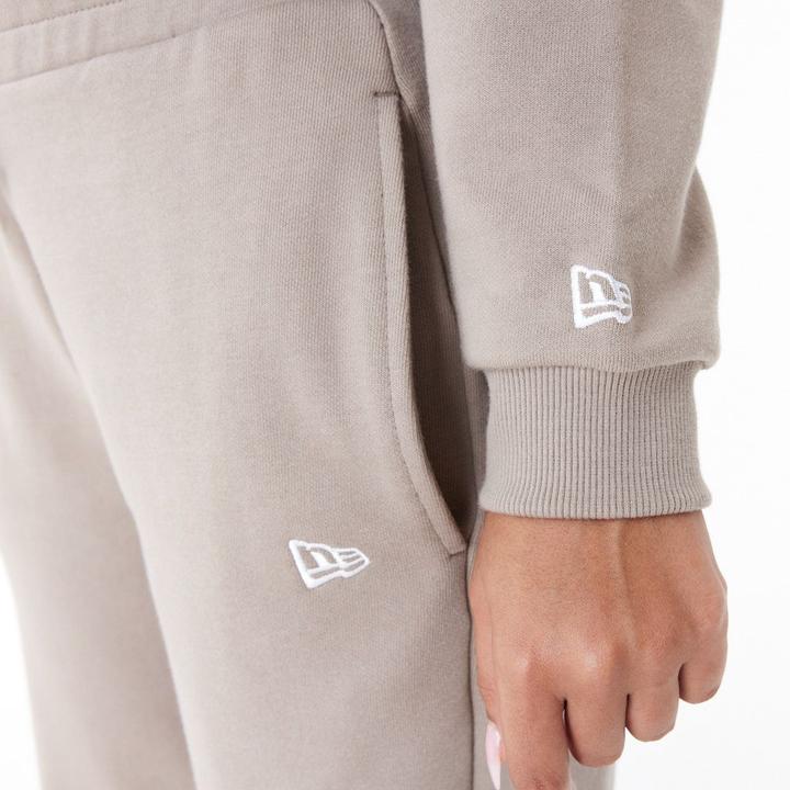 Produktbild New Era Ladies Cropped Fleece Hoody ash brown - L (L)