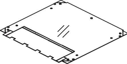 Immagine prodotto Cubic Copertura orizzontale, 2 x 2 moduli, policarbonato