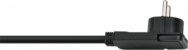 Produktbild Brennenstuhl Kurzverlängerungsleitung mit Winkel-Flachstecker 2m H05VV-F3G1.5 schwarz (2 m, CEE 7/4)