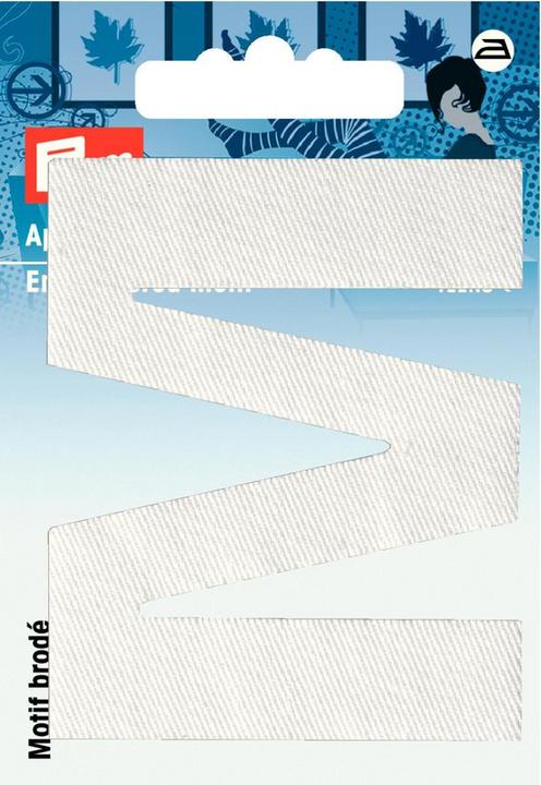 Produktbild Prym Applikation Buchstabe M, weiss
