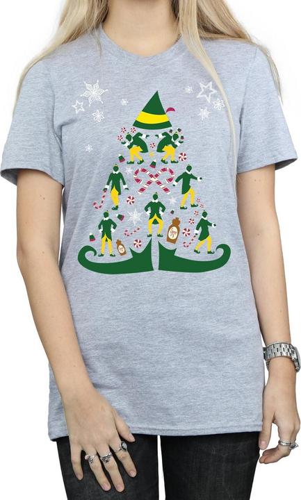 Immagine prodotto Elf Christmas Tree Maglietta Ampia Donna (XL)