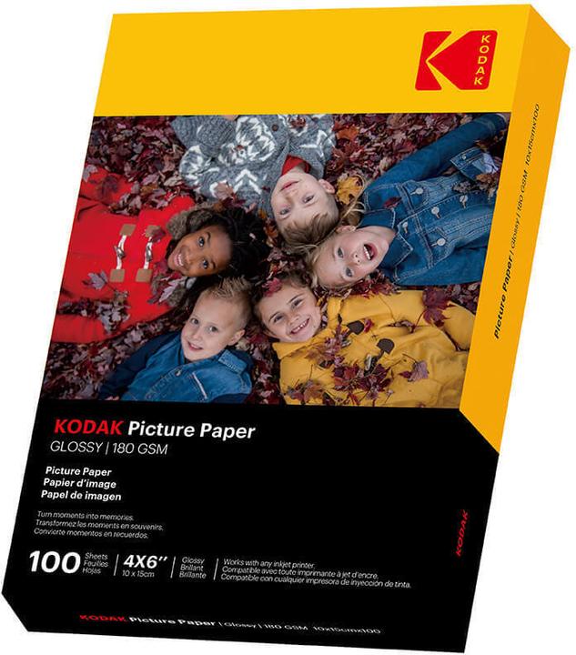 Immagine prodotto Kodak 180gsm 9,1mil lucido 4/6x100 (180 g/m², 10 x 15 cm, 100 x)