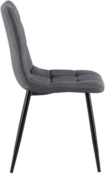 Image du produit Swisshandel24 Set de 4 chaises Antibes Tissu