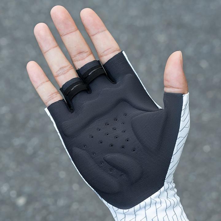 Actual product image Rockbros Road Cycling Gloves Size: S - Black and White (S)