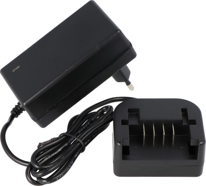 Actual product image AccuCell Charger suitable for Black and Decker battery A1518L, HP186F4L, GTC800L, LB018-OPE battery (18 V)
