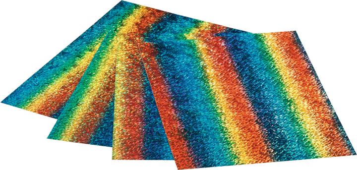 Produktbild Folia Holographische Folie Regenbogen (4 x)