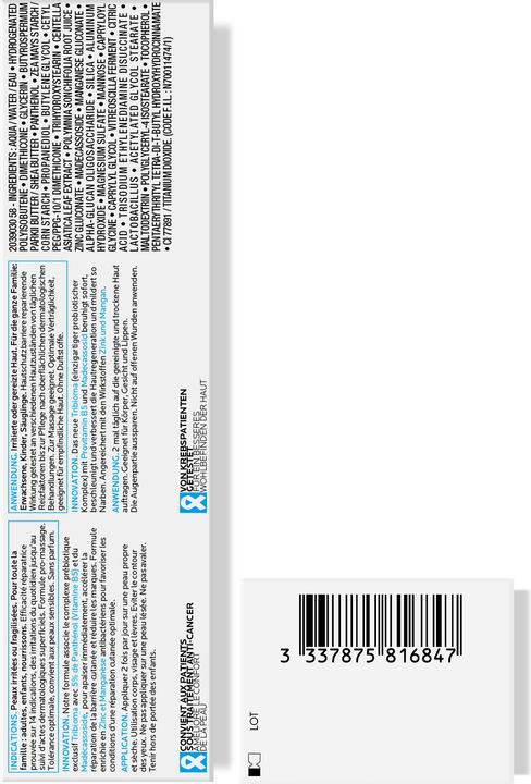 Productafbeelding La Roche Posay Cicaplast Baume B5 (Lichaamscrème, 100 ml)