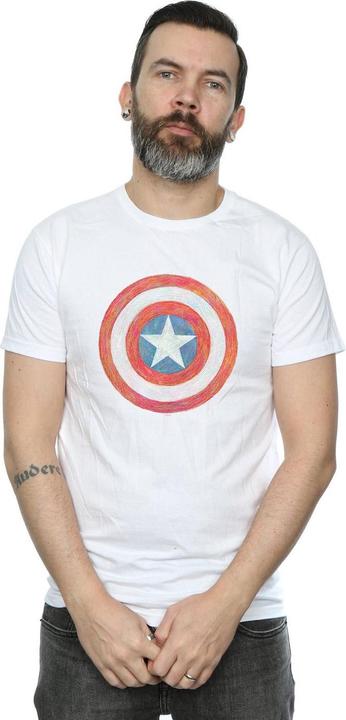 Produktbild Captain America Sketched Shield TShirt (L)