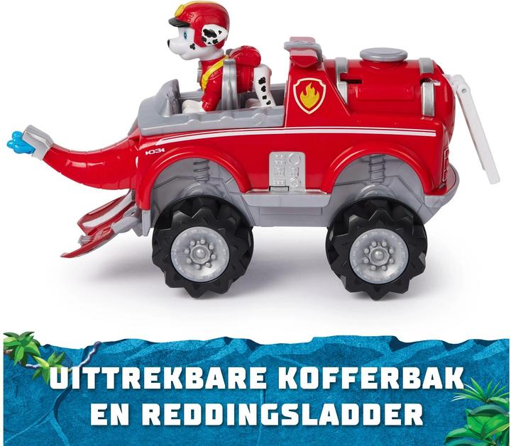 Actual product image Spin Master Paw Patrol Jungle Pups Deluxe Vehicle Marshall