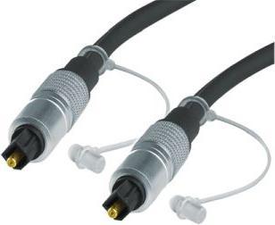 Immagine prodotto Tecline Cavo audio ottico professionale, alta qualità, Toslink St./St., 1,0 m Digitale ottico di alta (1 m, TOSLINK)